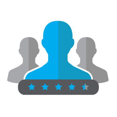 Build ratings from job to job and move up